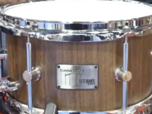 プロトタイプ Harvey Masonシグネチャーモデル スネアドラム Stave Walnut 10 x 6
