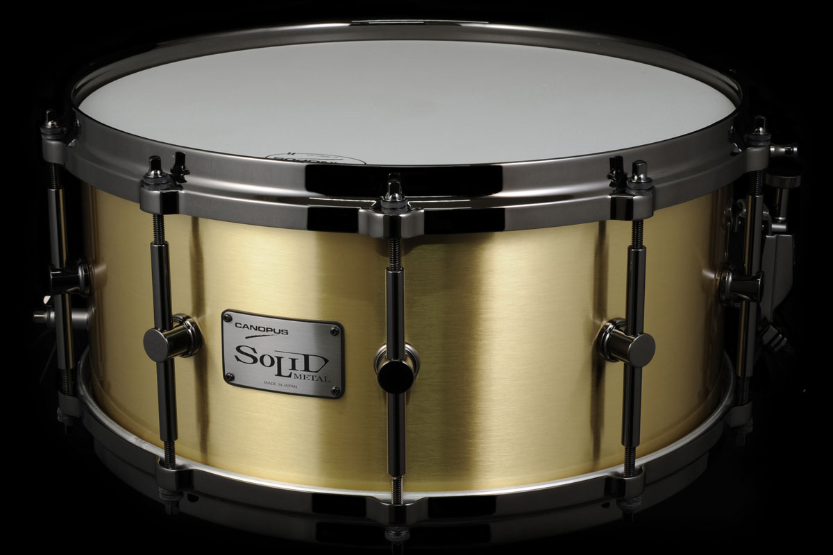 [Solid Metal] 3mm Brass Snare Drum SO3B-1465EX