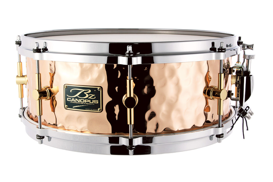 Hammered Bronze Snare Drum - Canopus Drums