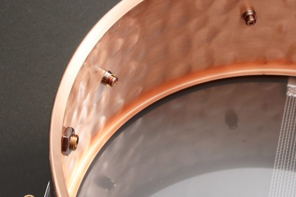 Hammered Bronze Snare Drum Shell