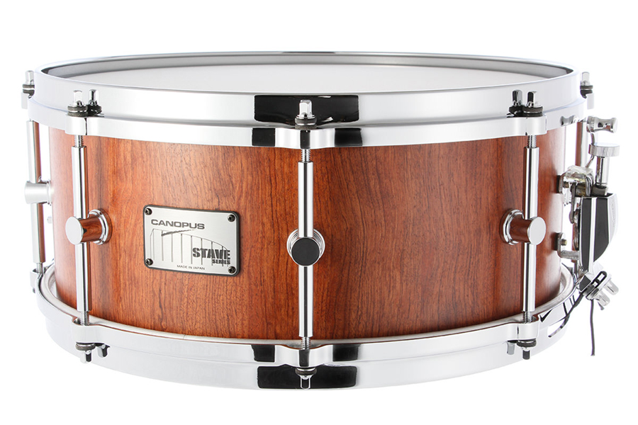 Stave Bubinga Snare Drum - Canopus Drums