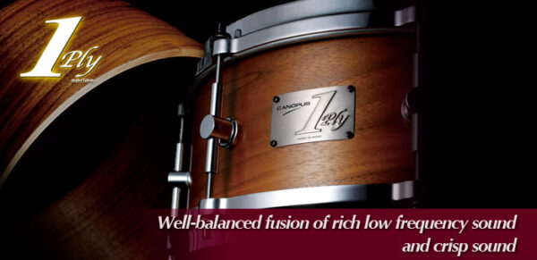 1ply Walnut Snare Drum