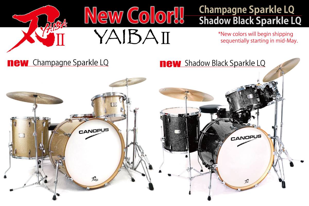 Yaiba New Color Champagne Sparkle LQ Shadow Black Sparkle LQ