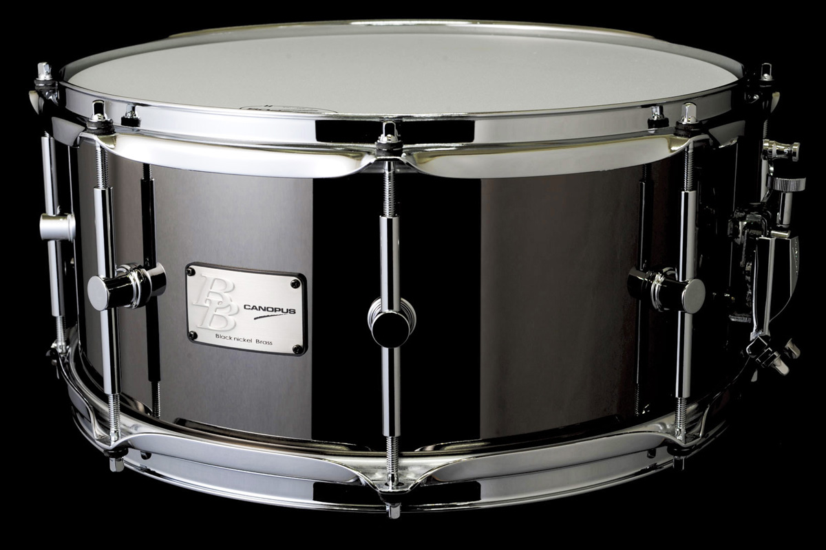 Black Nickel Brass Snare Drum BB-1465
