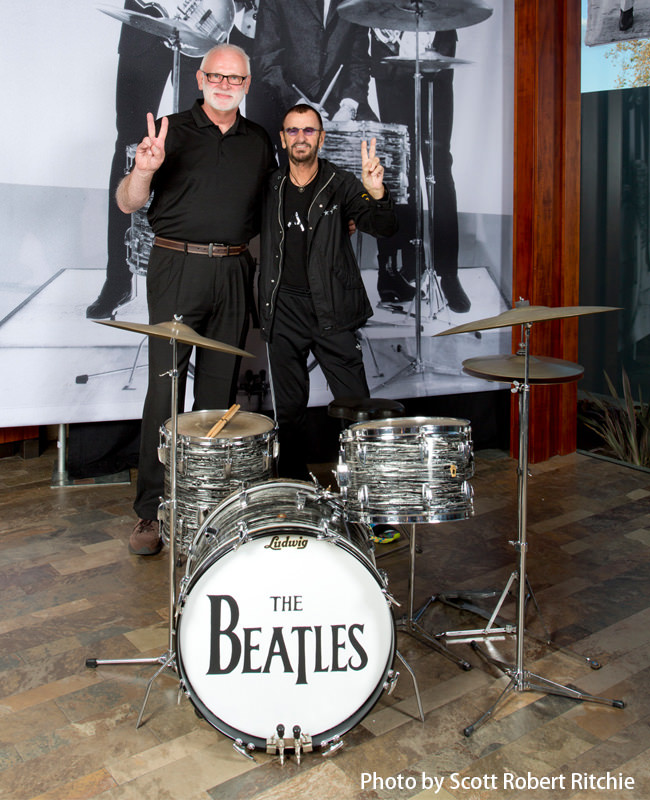 Gary Astridge and Ringo Starr