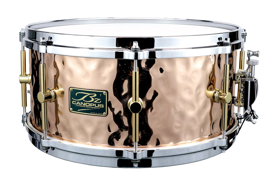 Hammered Bronze Snare Drum - Canopus Drums