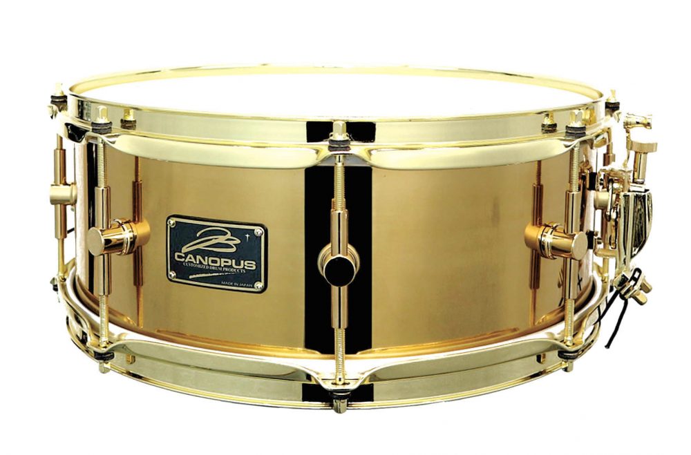 The Brass Snare Drum Limited Edition with All Gold Parts