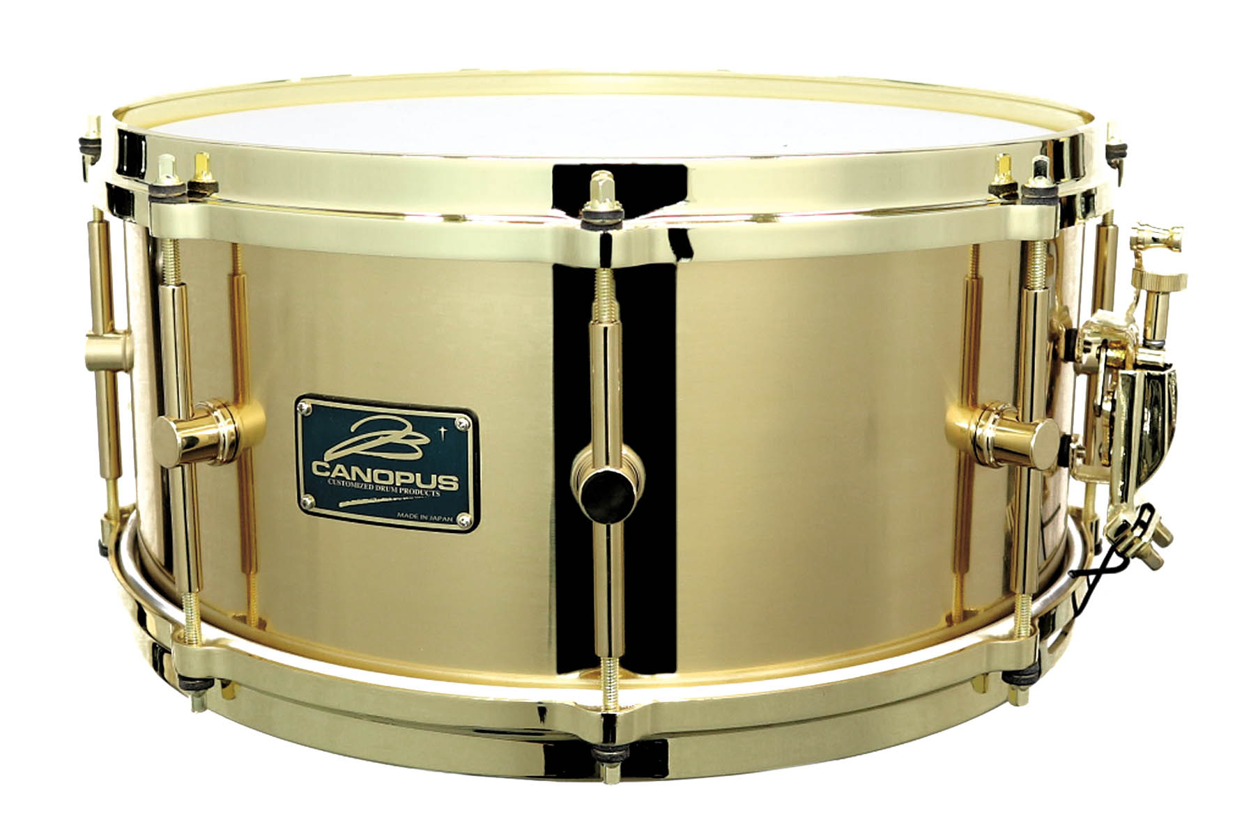 The Brass Snare Drum Limited Edition with All Gold Parts - CANOPUS