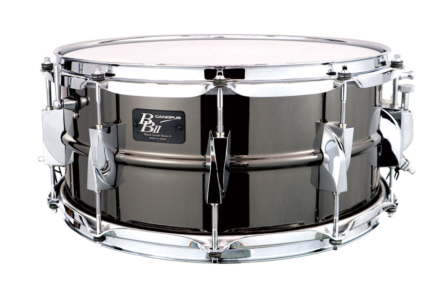 Black Nickel Brass II Snare Drum - Canopus Drums