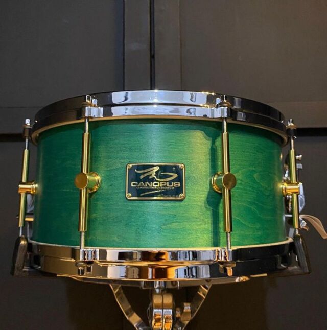 DUNLOP - プルメリア 10ply Maple Snare Drum - Canopus Drums