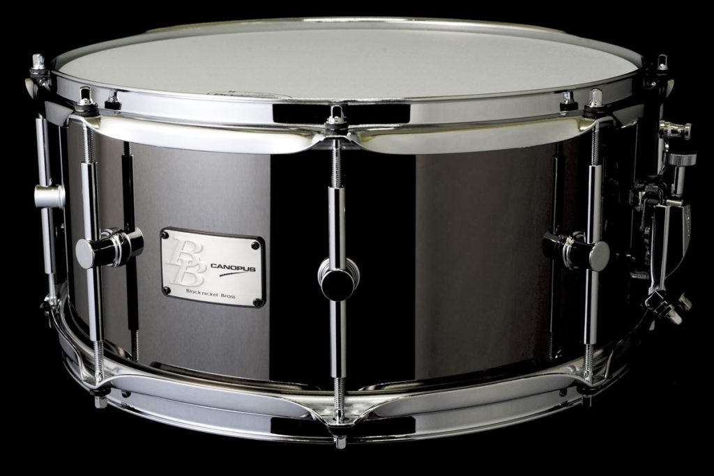 Black Nickel Brass Snare Drum ブラックニッケルブラススネア BB-1465