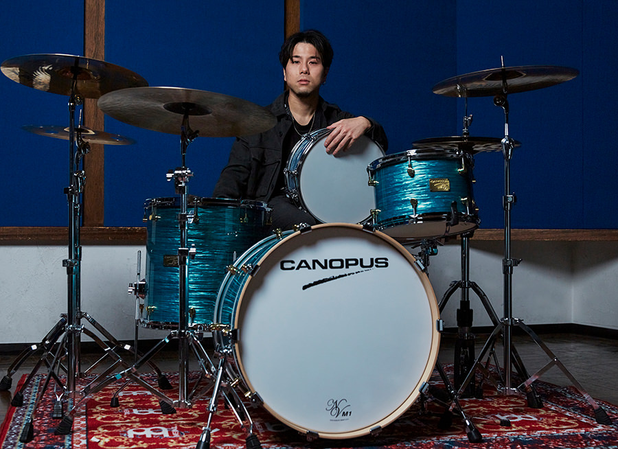 新エンドーサー】彦坂玄（RAMMELLS） | CANOPUS DRUMS