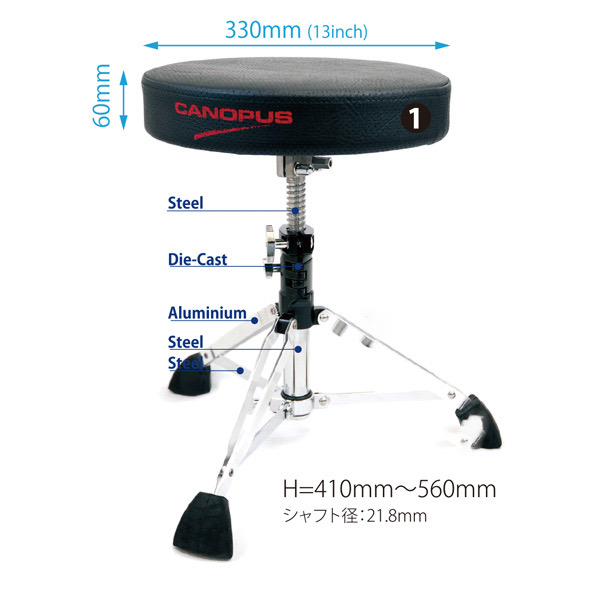 ハイブリッド ドラムスローン CDT-1HY