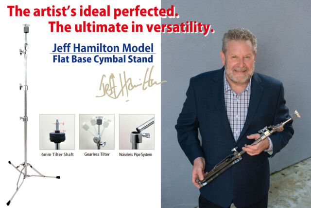 Flat Base Cymbal Stand Jeff Hamilton Model | CANOPUS DRUMS