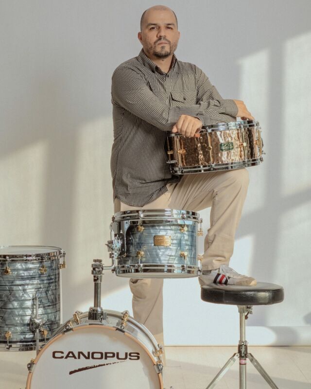 CANOPUS スネア　ブロンズ 14×4インチ　カノープス　snaredrum CANOPUS USED 中古 BZ-1440 [Piccolo Bronze Snare Drum 14''×4